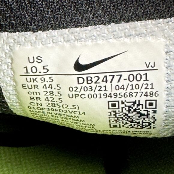 Nike Crater Impact Shoes Mens Size 10.5 Sustainable Recycled DB2477-001 - Picture 9 of 9